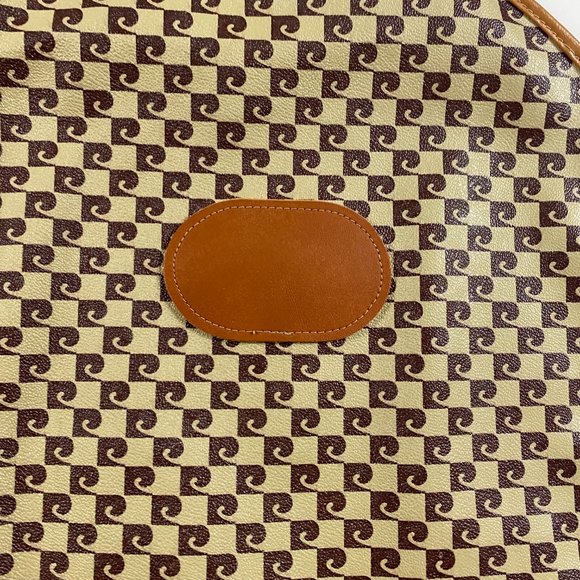 Vintage Pierre Cardin Monogram Garment Bag Tote Luggage Travel - Picture 6 of 12